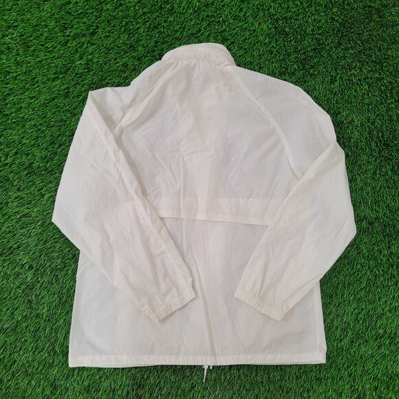 Vintage 90s Woolrich Windbreaker Zip Jacket Womens Medium 21x26 Baggy - Picture 2 of 16